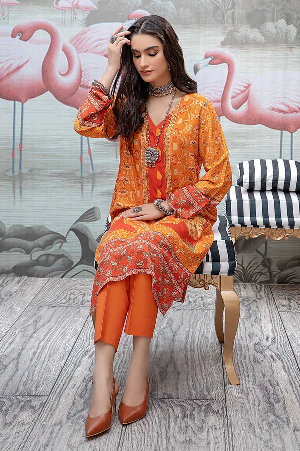 So Kamal Linen Embroidered Stitched Luxury Shirt Ready to Wear DPW-1753