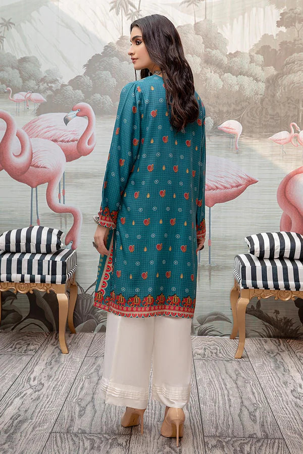 So Kamal Linen Embroidered Stitched Luxury Shirt Ready to Wear DPW-1754