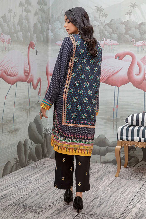 So Kamal Linen Embroidered Stitched Luxury Shirt Ready to Wear DPW-1755