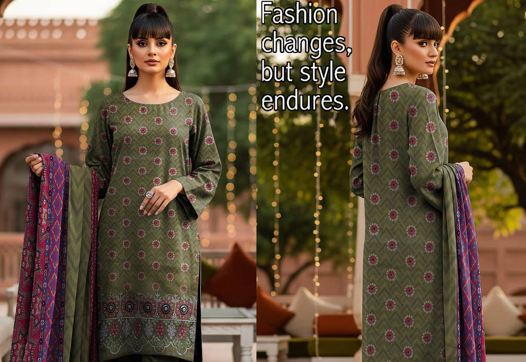 Tayyab Noor Embroidered Lawn 3-Piece Suit -Air jet Superior Lawn 001245