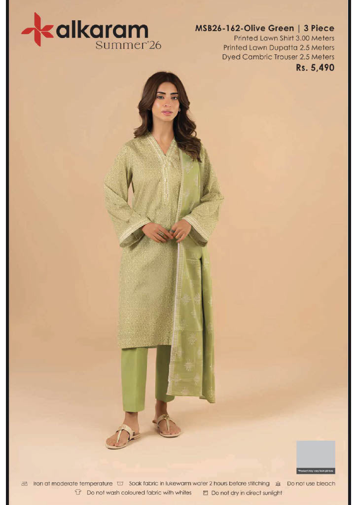 Alkaram Original Lawn 3-Piece Summer Collection 001354