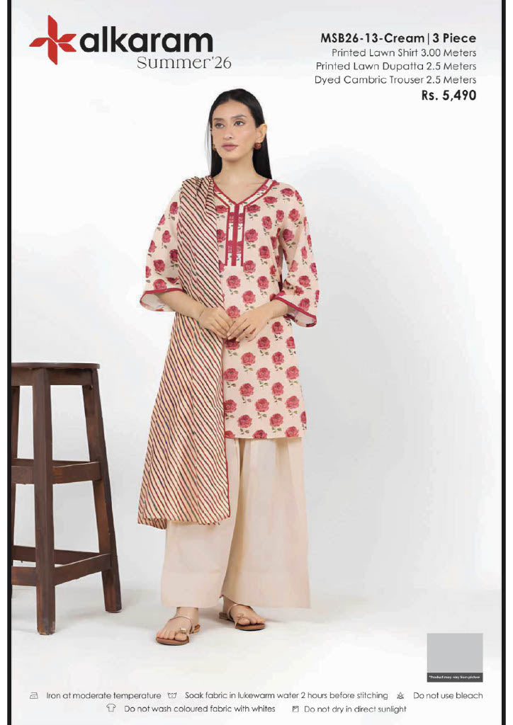 Alkaram Original Lawn 3-Piece Summer Collection 001362