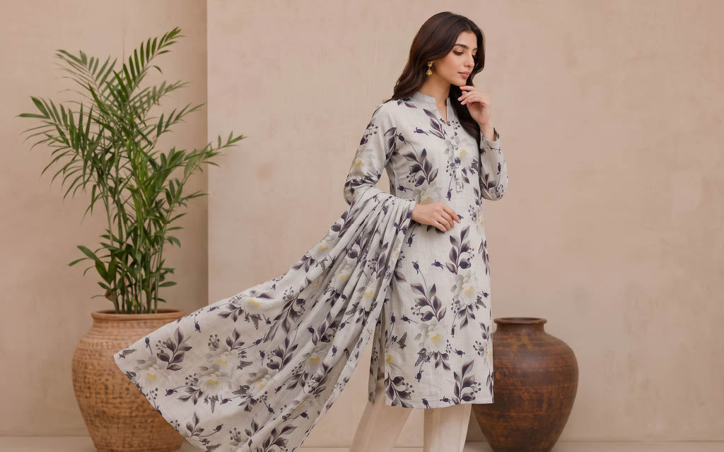 Isbah Noor Superior Printed Lawn 3Pcs 001580