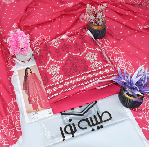 Tayyaba Noor Elegant Chikenkari Lawn Formal 3pcs Lawn Dupatta 000252