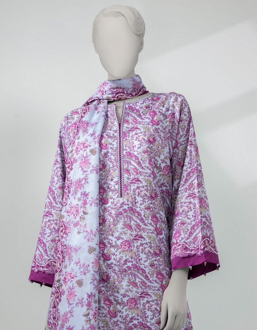 J. Original Lawn 3-Piece Printed Summer Collection 001732