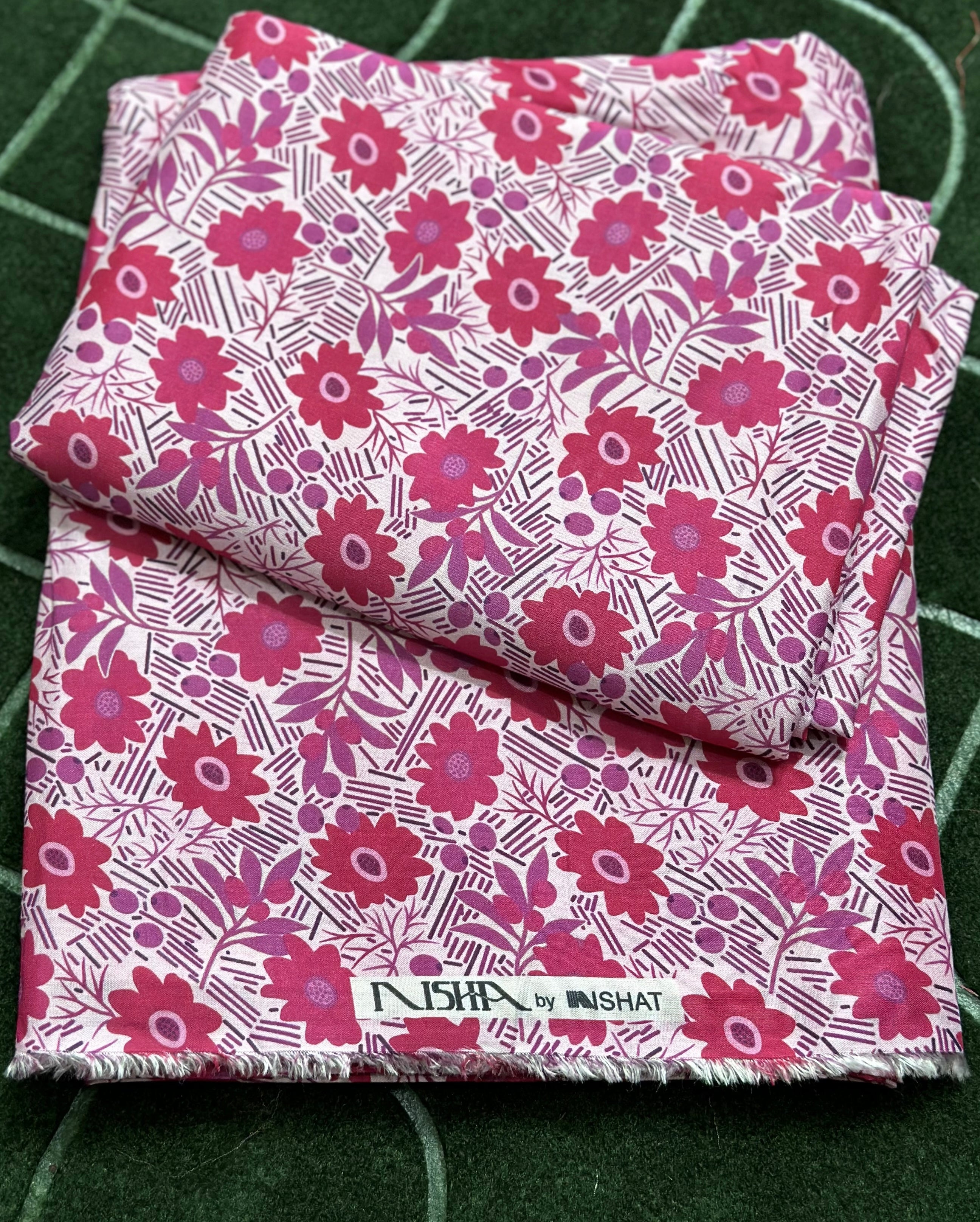 Nishat Printed Allover Lelan 2Pcs Branded