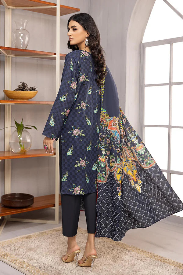 So kamal Stitched Khaddar Shirt Trosuer Dupatta 3PC DPW-2776 Embroidered