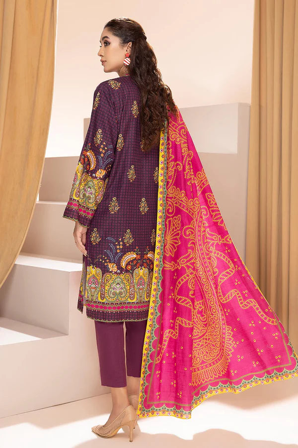So kamal Stitched Khaddar Shirt Trouser Dupatta 3PC DPW-2780 Embroidered