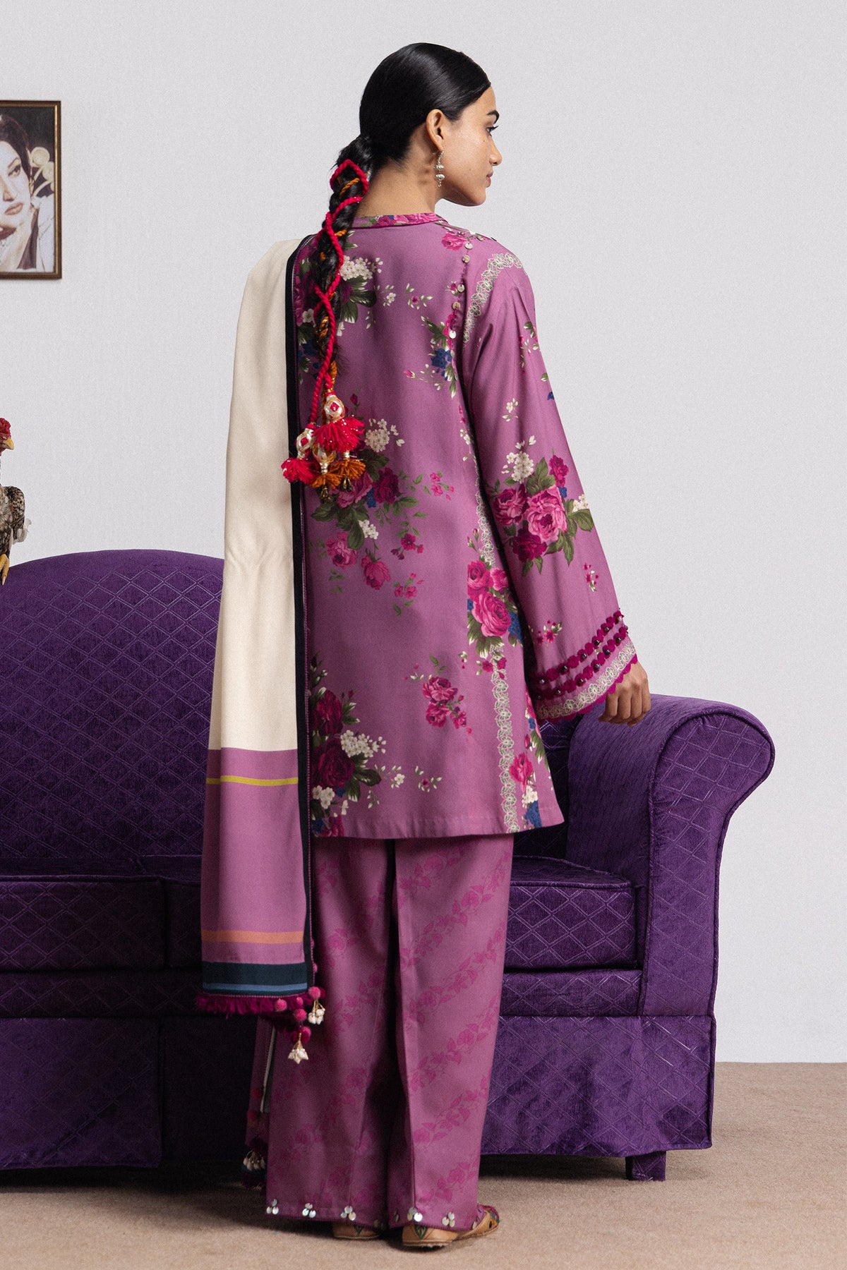 Coco By Zara ShahJahan Digital Printed Khaddar 3Pcs Suit Katya-9A