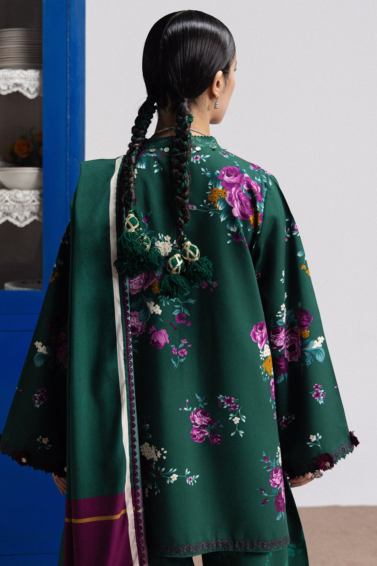 Coco By Zara ShahJahan Digital Printed Khaddar 3Pcs Suit Katya-9B
