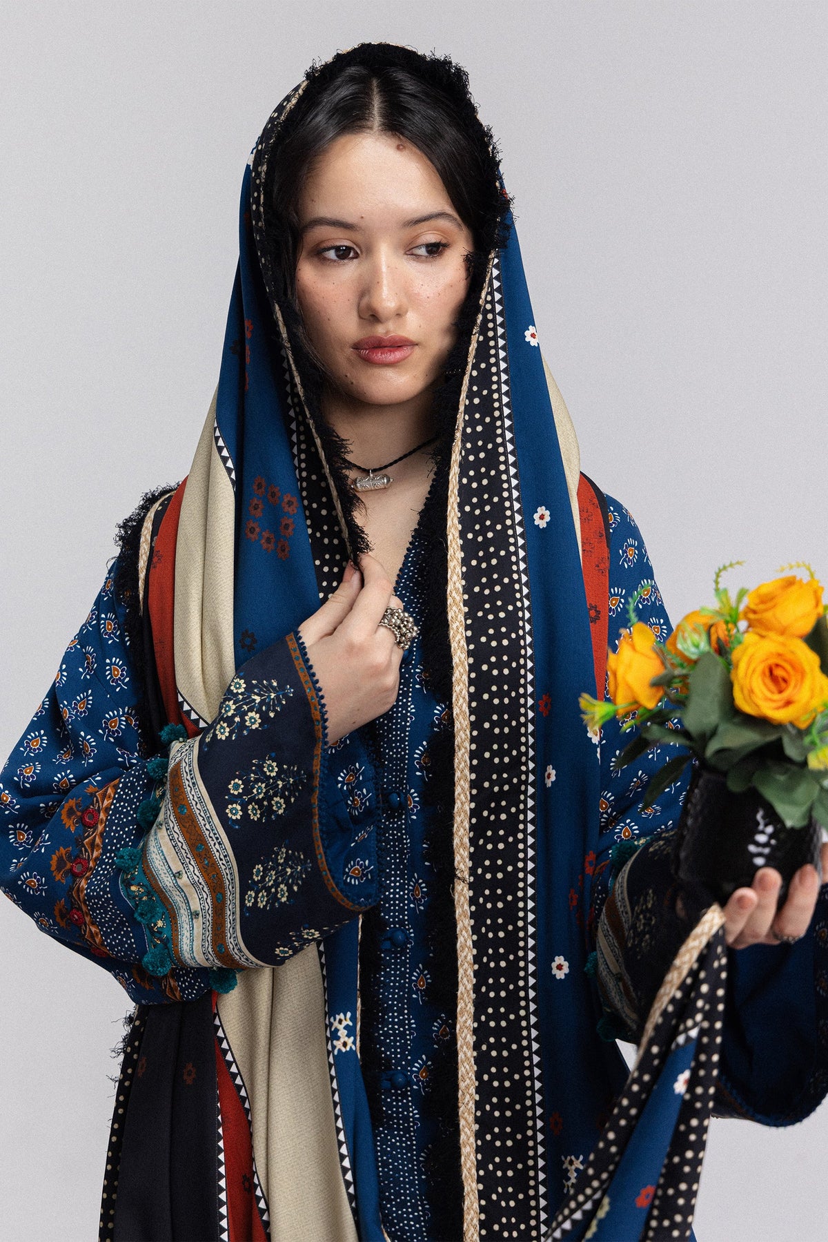 Coco By Zara ShahJahan Digital Printed Khaddar 3Pcs Suit Anika-3A