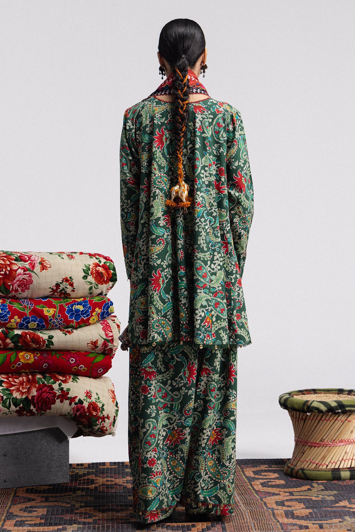 Coco By Zara ShahJahan Digital Printed Khaddar 3Pcs Suit Sofia-6B