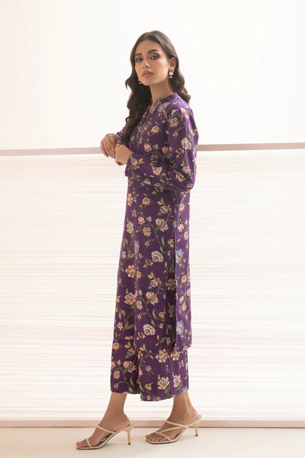 So Kamal Ready-to-Wear Embroidered Khaddar Shirt DPW-3419