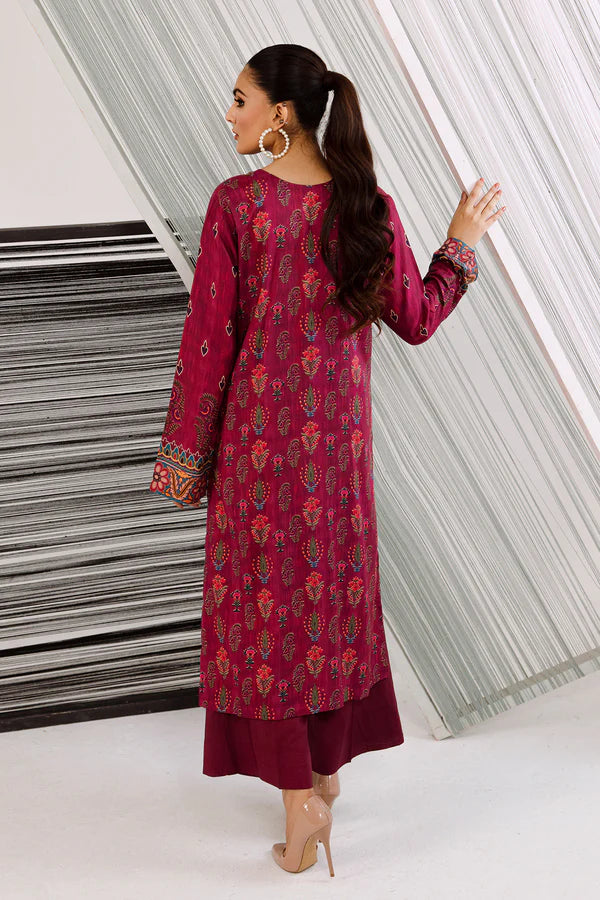 So Kamal Linen Embroidered Stitched Luxury Shirt Ready to Wear DPW-3471