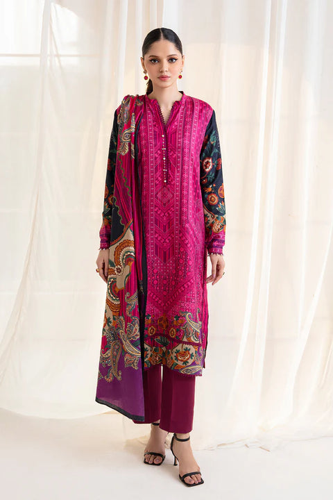 So Kamal Linen 3Pcs Shirt Trouser Dupatta DP-3612