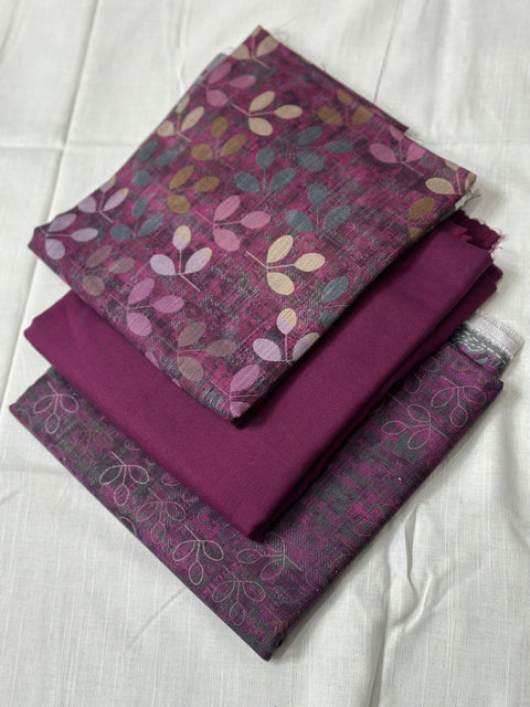 Khaddi Unstitchd Khaddar Leftover 3 Piece LFT03