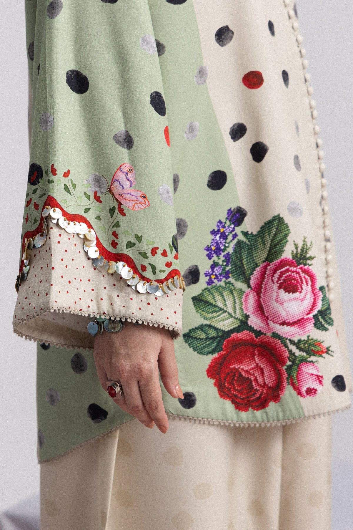 Coco By Zara ShahJahan Digital Printed Khaddar 3Pcs Suit Amelia-5A