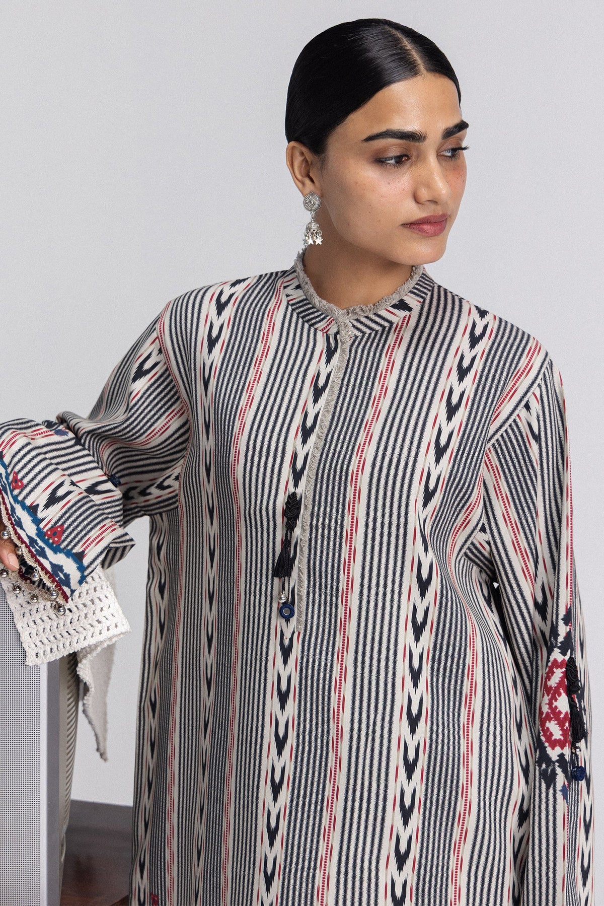 Coco By Zara ShahJahan Digital Printed Khaddar 3Pcs Suit Leela-10A