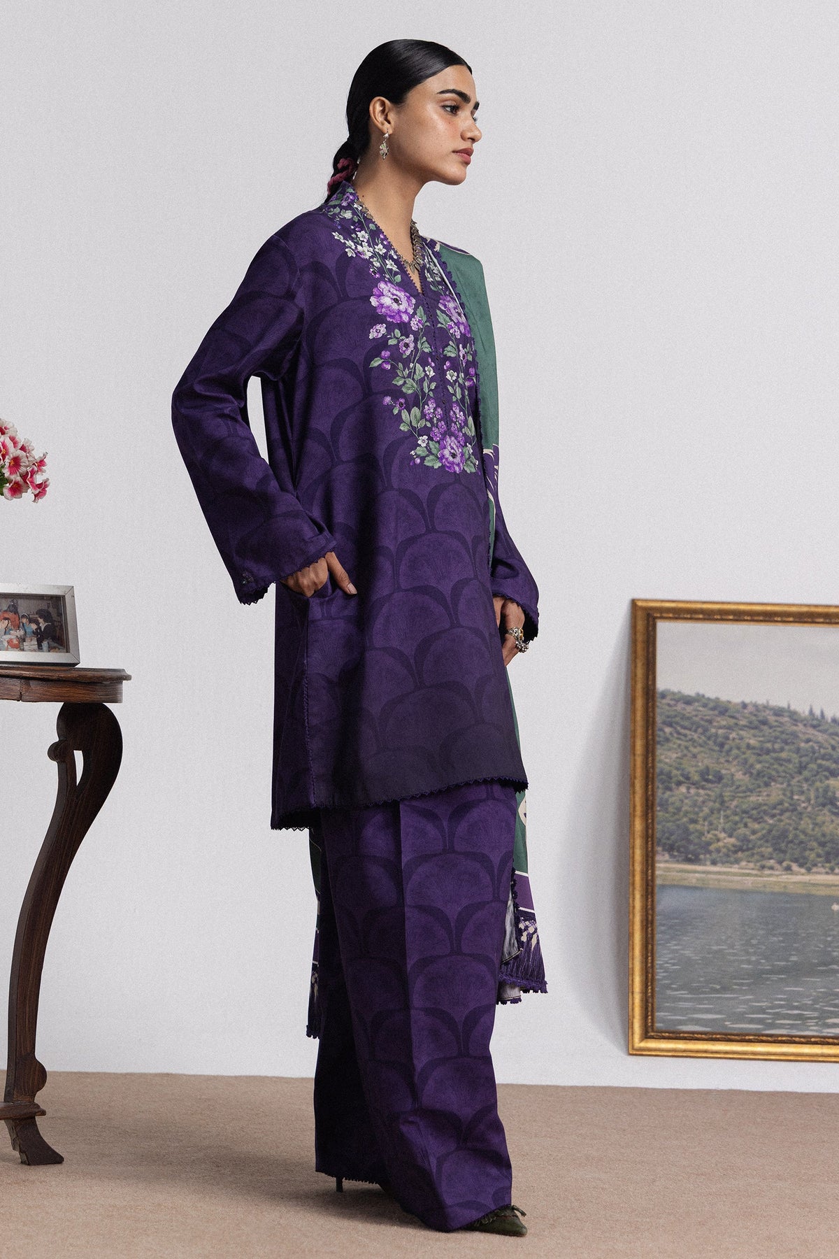 Coco By Zara ShahJahan Digital Printed Khaddar 3Pcs Suit Mira-1A