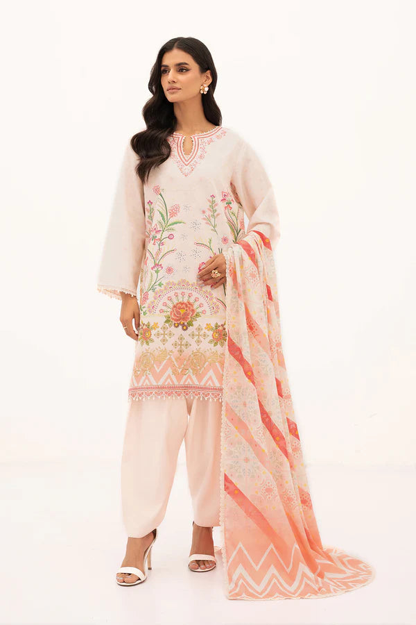 So Kamal Lawn 3Pcs Shirt Dupatta Trouser DPL 4074 Suit