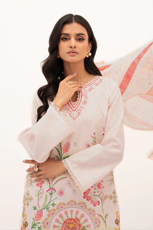 So Kamal Lawn 3Pcs Shirt Dupatta Trouser DPL 4074 Suit