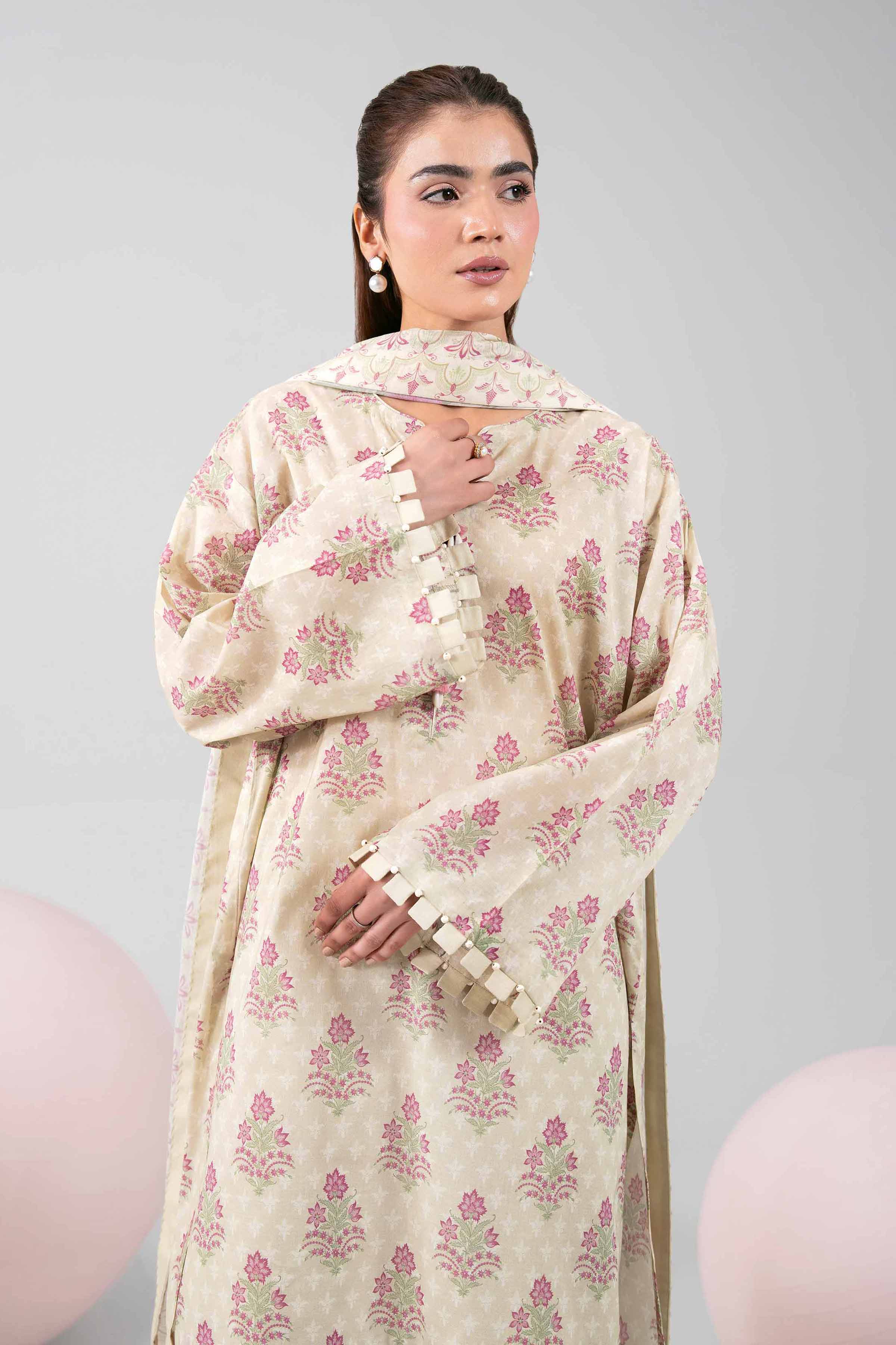 Nishat Digital Printed Lawn 3PC Unstitched Suit 001802