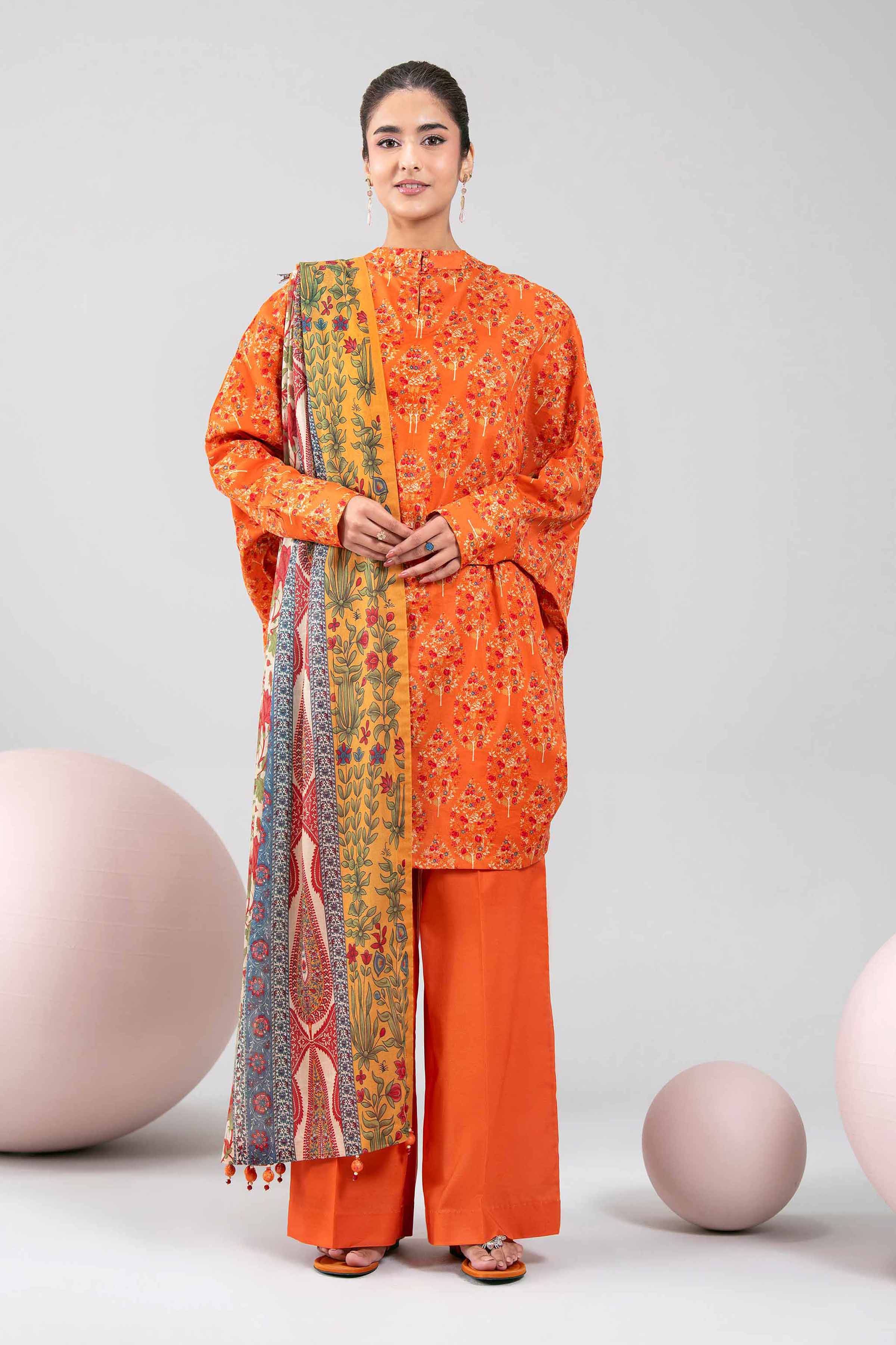 Nishat Digital Printed Lawn 3PC Unstitched Suit 001803