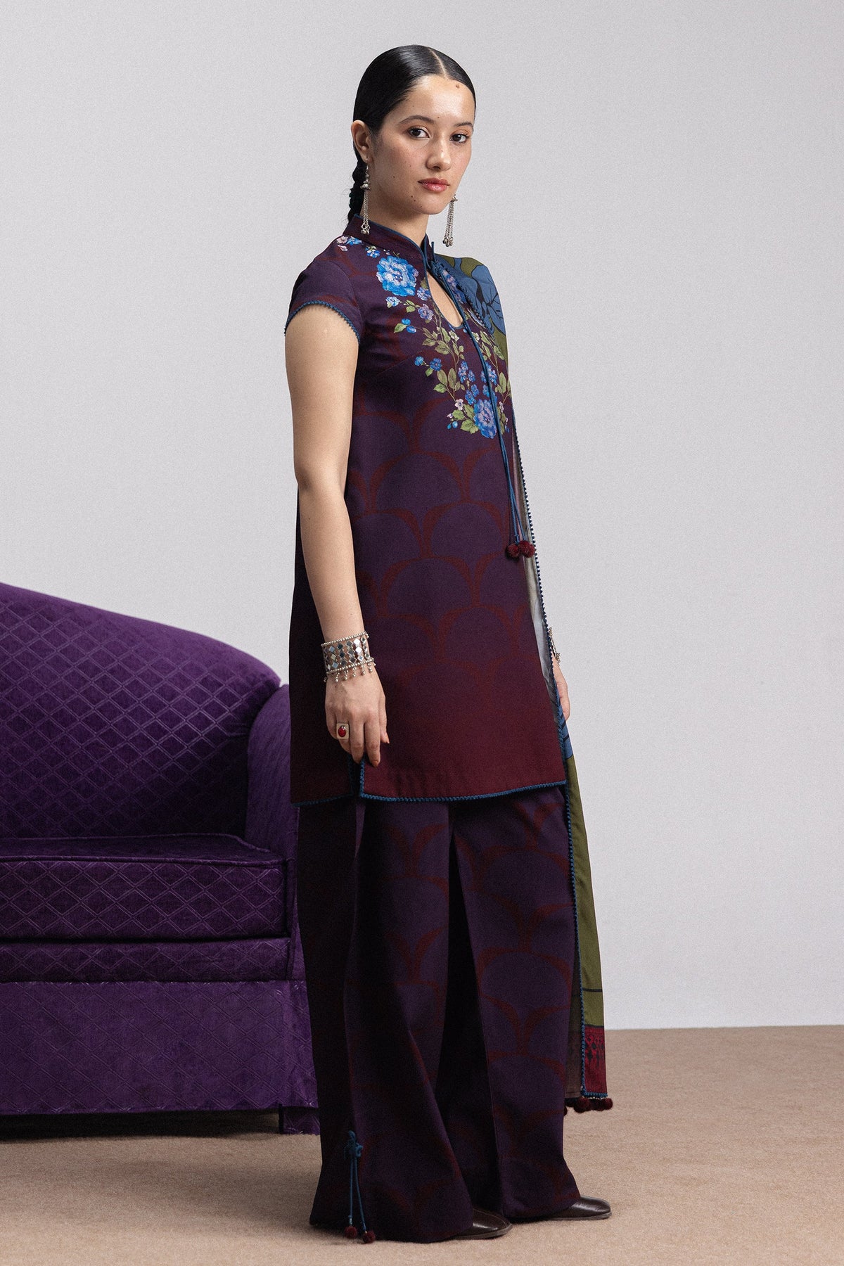 Coco By Zara ShahJahan Digital Printed Khaddar 3Pcs Suit Mira-1B