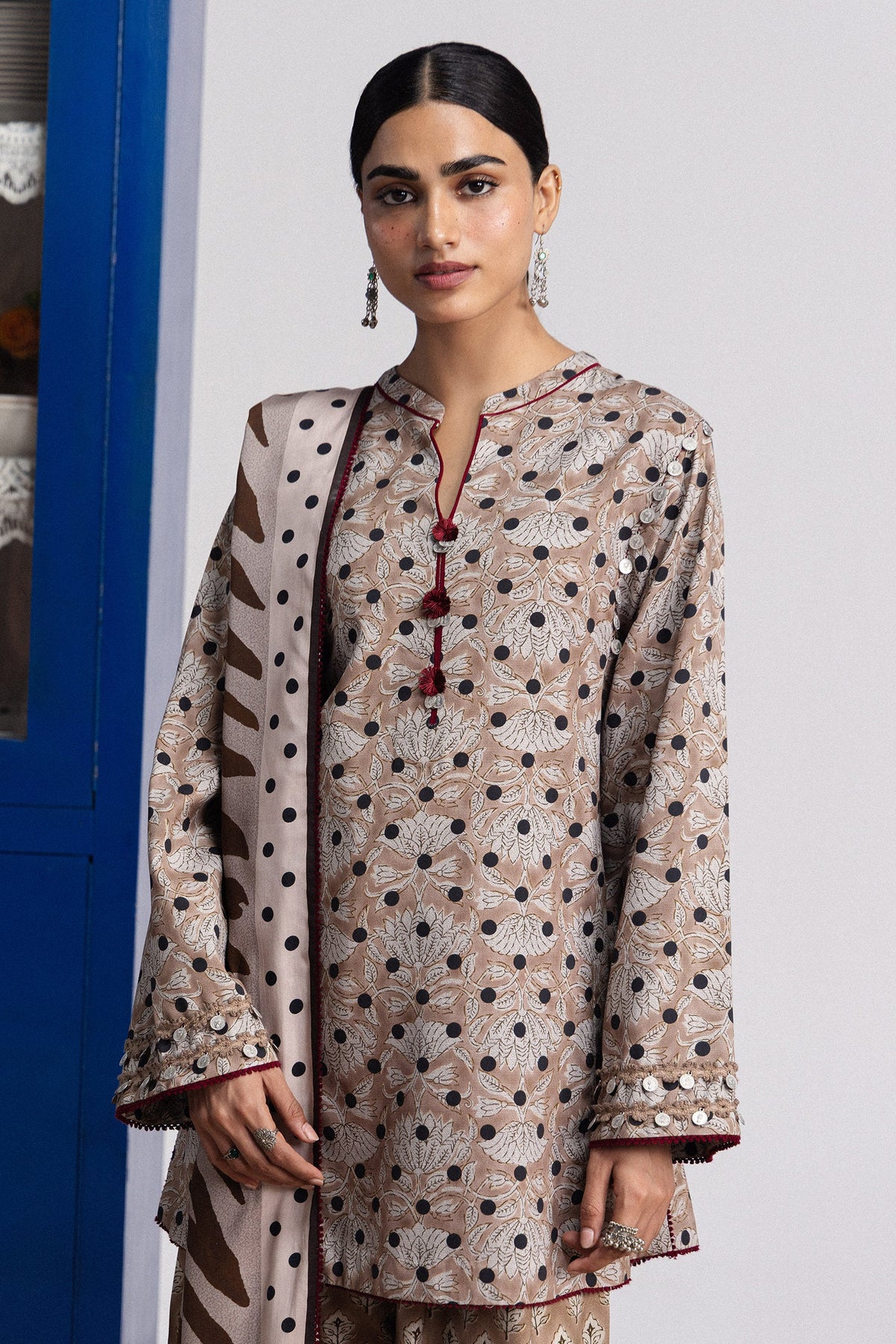 Coco By Zara ShahJahan Digital Printed Khaddar 3Pcs Suit Elowen-7B