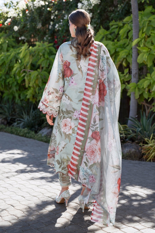 Baroque EMBROIDERED Unstitched Lawn 3 Pcs UF-4071