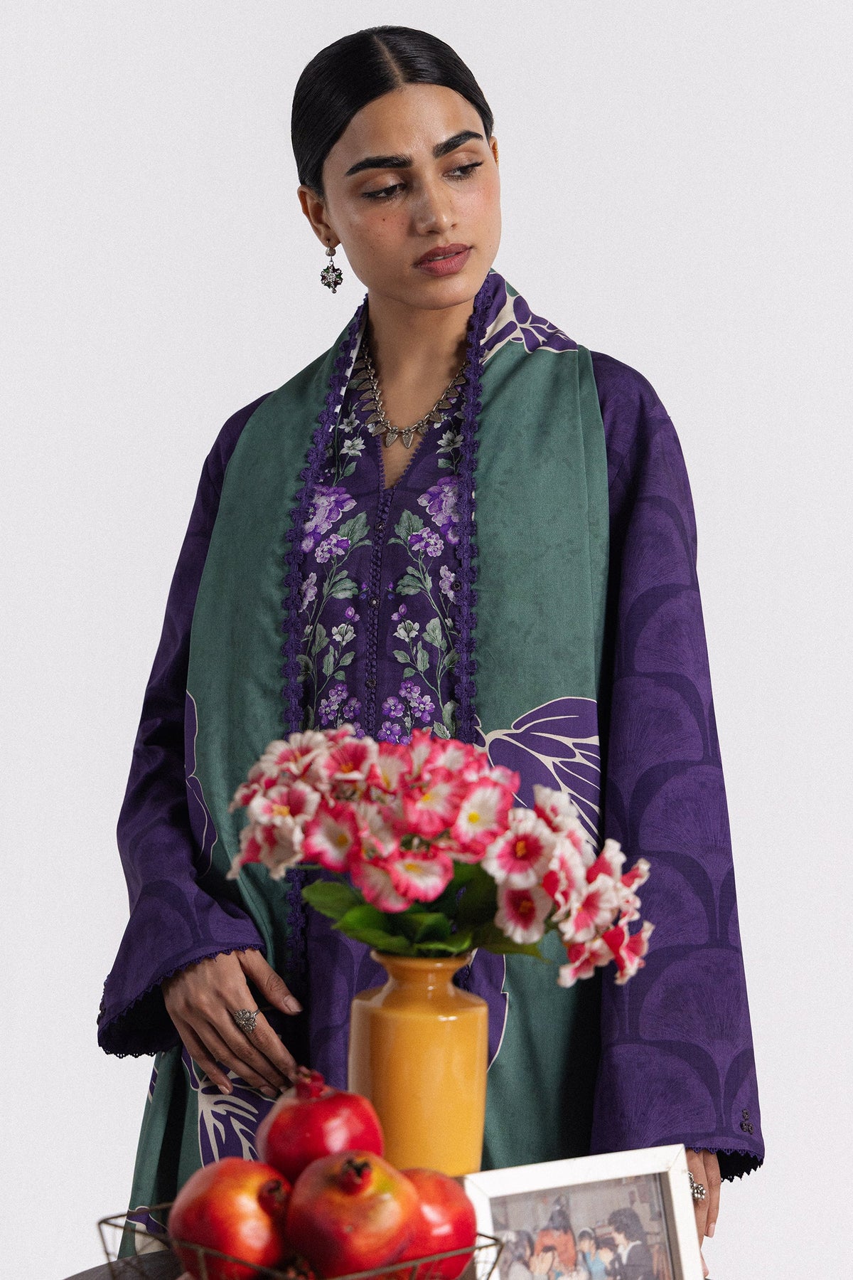 Coco By Zara ShahJahan Digital Printed Khaddar 3Pcs Suit Mira-1A