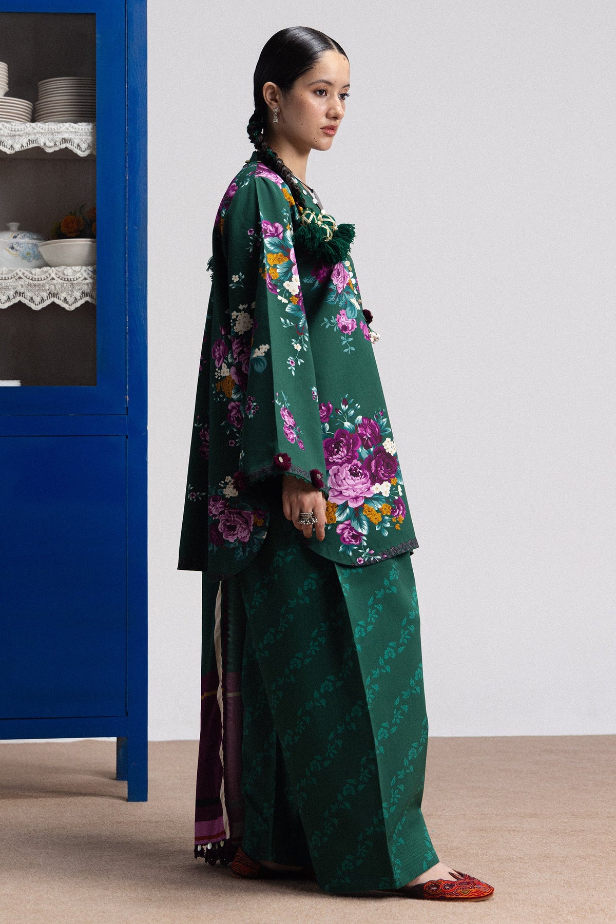 Coco By Zara ShahJahan Digital Printed Khaddar 3Pcs Suit Katya-9B