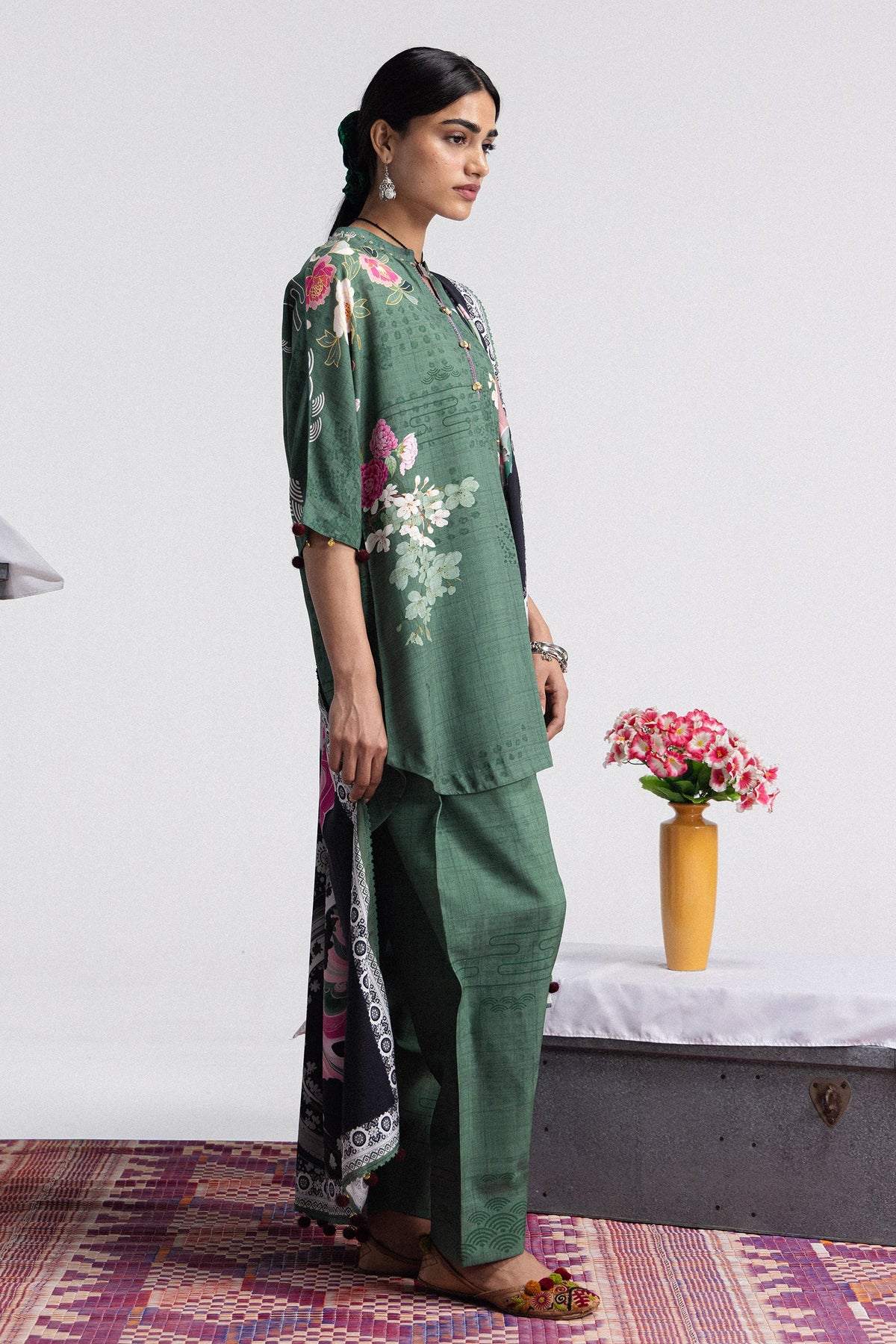 Coco By Zara ShahJahan Digital Printed Khaddar 3Pcs Suit Hana-2B