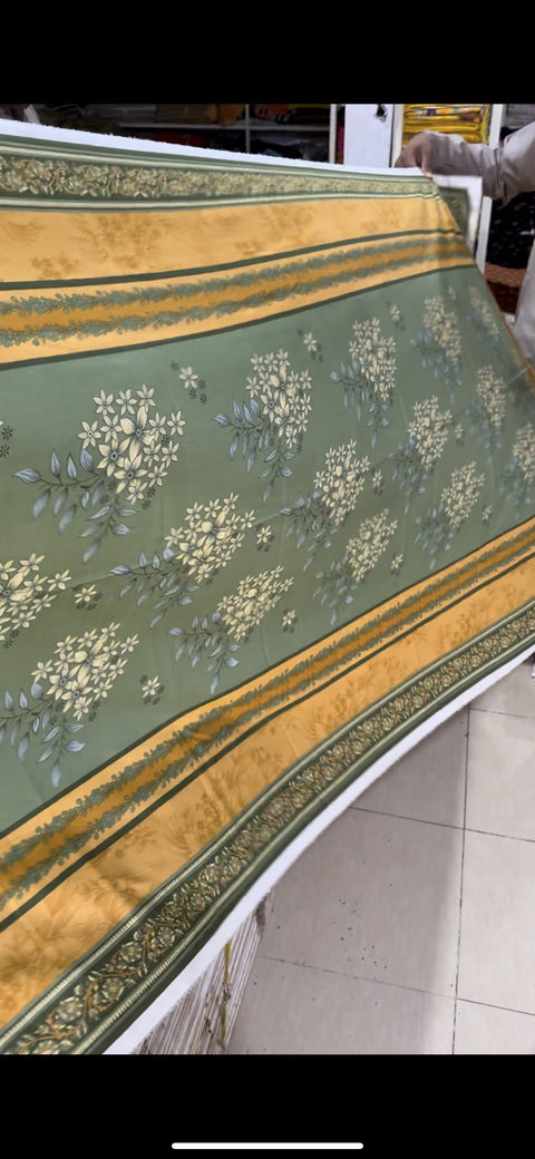 Baroque  Print Lelan Allover 3 pcs لیلن سوٹ  BaroqueSkin542