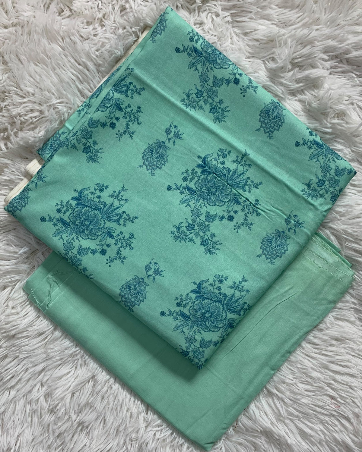 Musammary Linen Digital Suit | 2-Piece Unstitched Winter Suit  001937