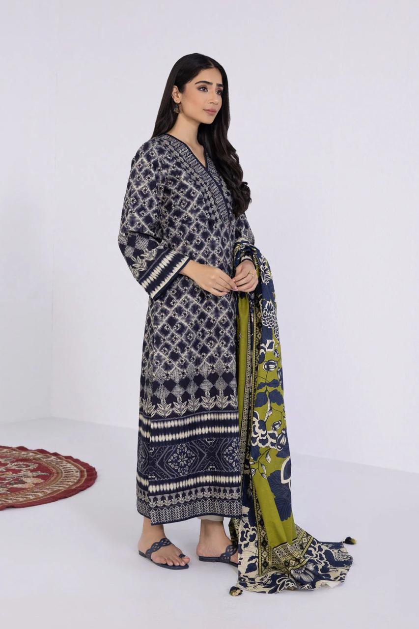 Saphire Printed Lawn 3Pcs Unstitched Suits 0001264
