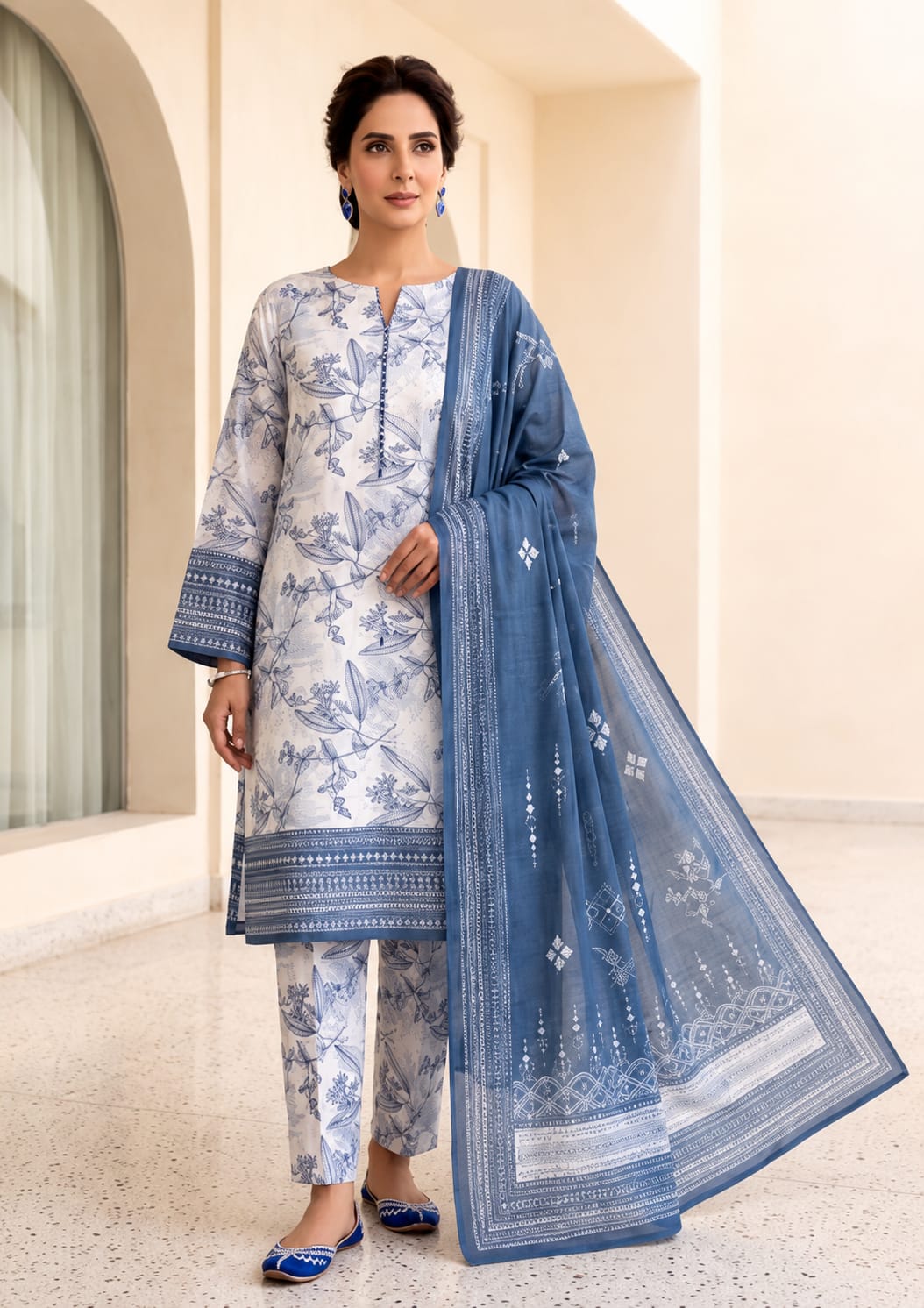 Sana Safina Premium Viscose Lelan 3 Pcs 001699