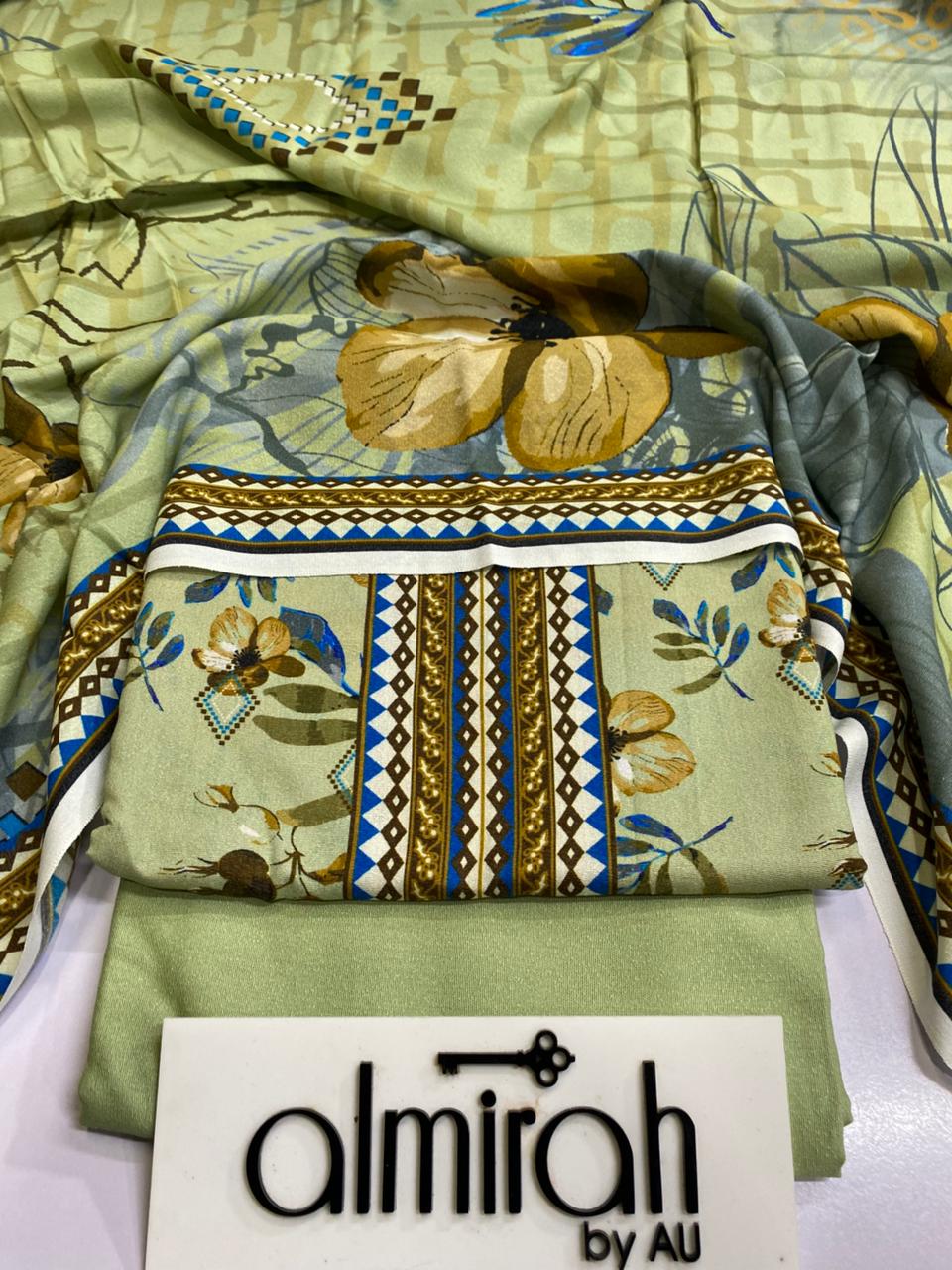 Au Almira Original Karandi 3 Pc Suit – Premium Winter Collection 000584
