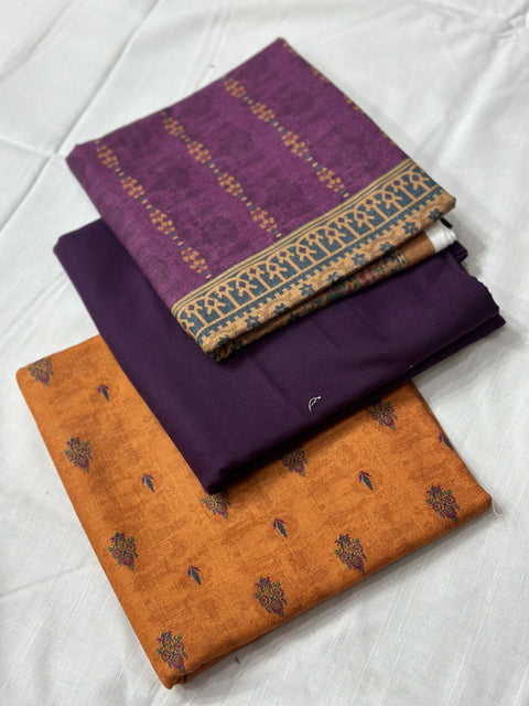 Khaddi Unstitchd Khaddar Leftover 3 Piece LFT04