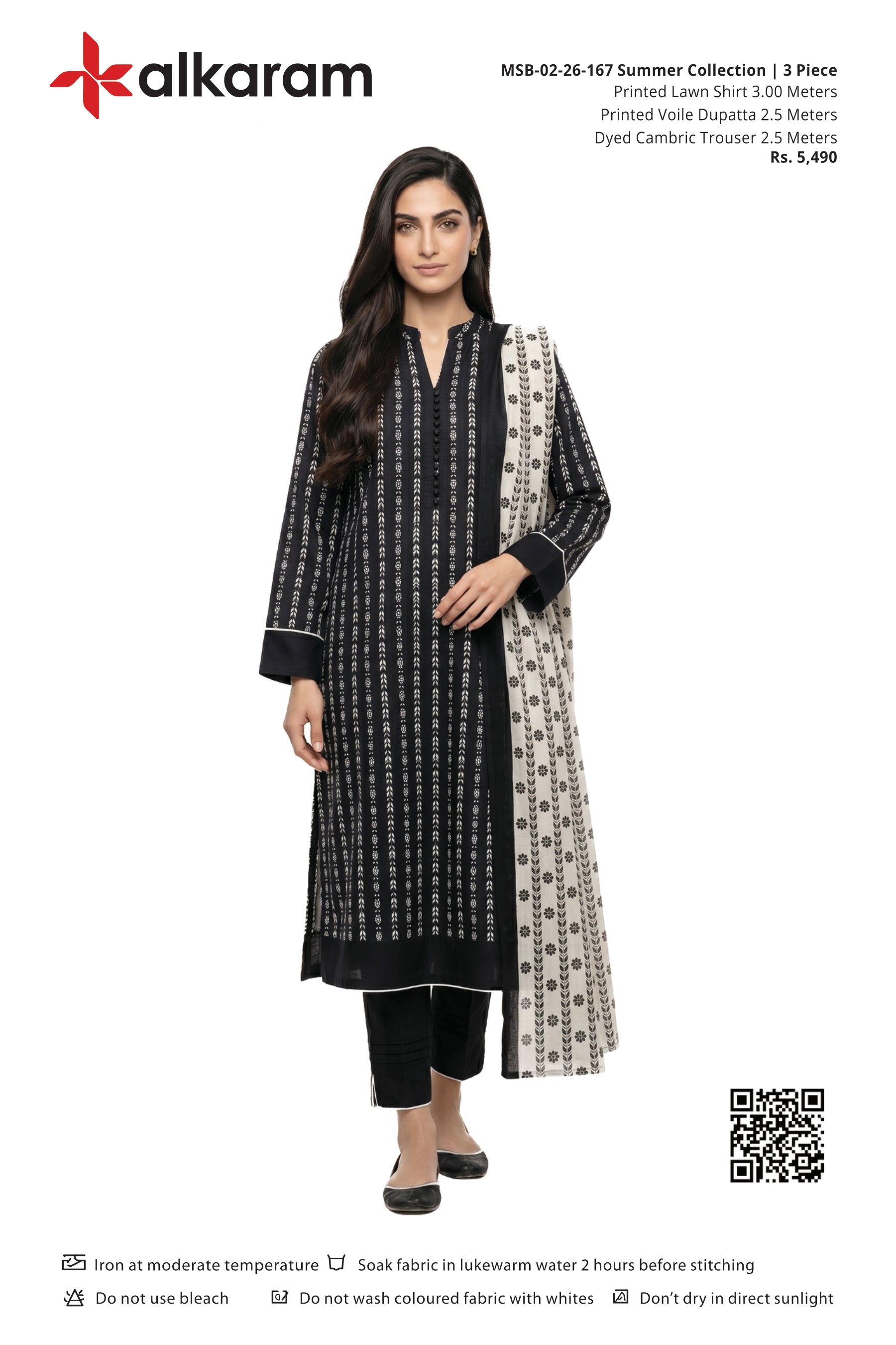 Alkaram Original Lawn 3-Piece Summer Collection 001721