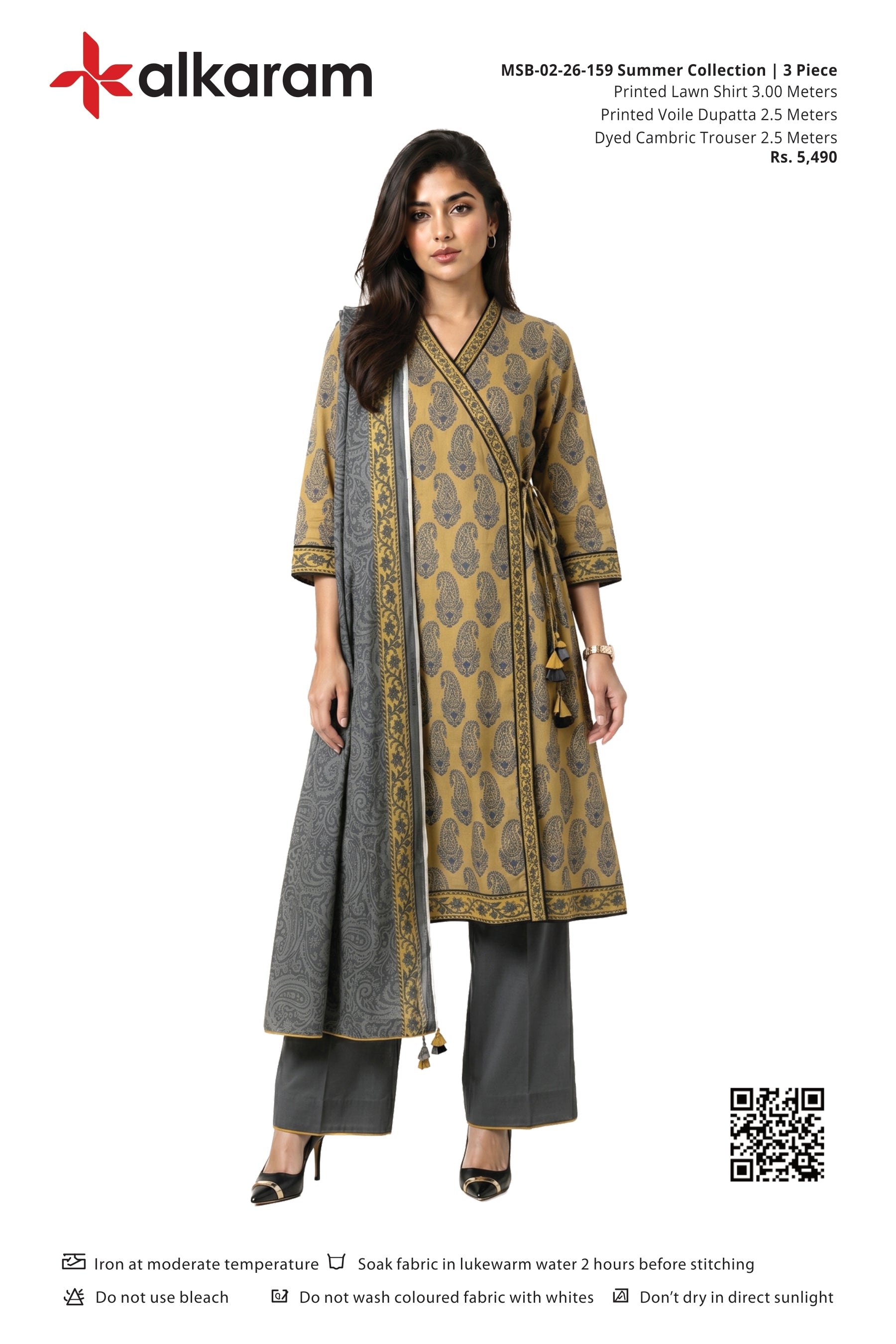 Alkaram Original Lawn 3-Piece Summer Collection 001724