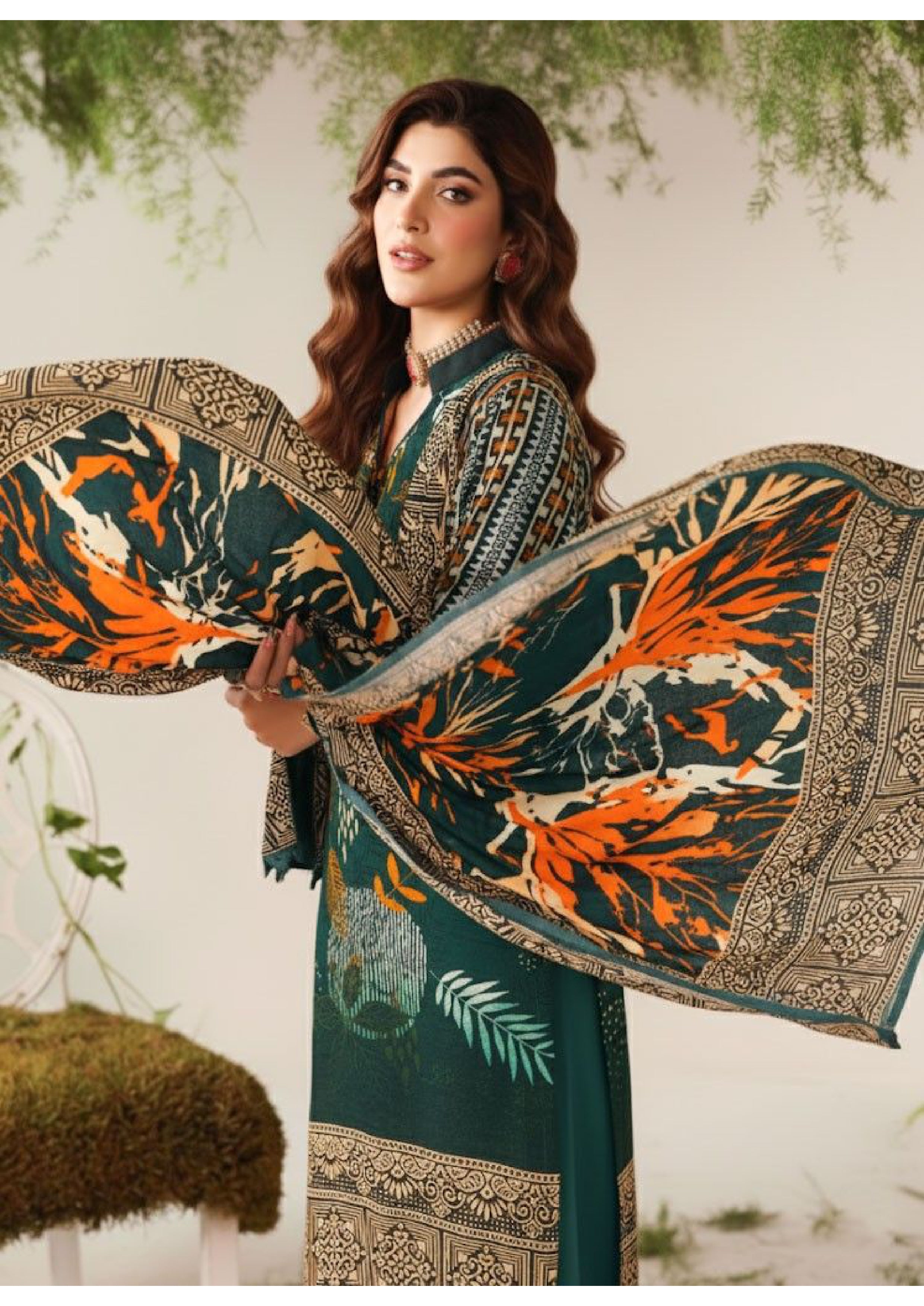 Aalishaan By Rupas Viscose Lelan Bana Doriya 3pcs 000925