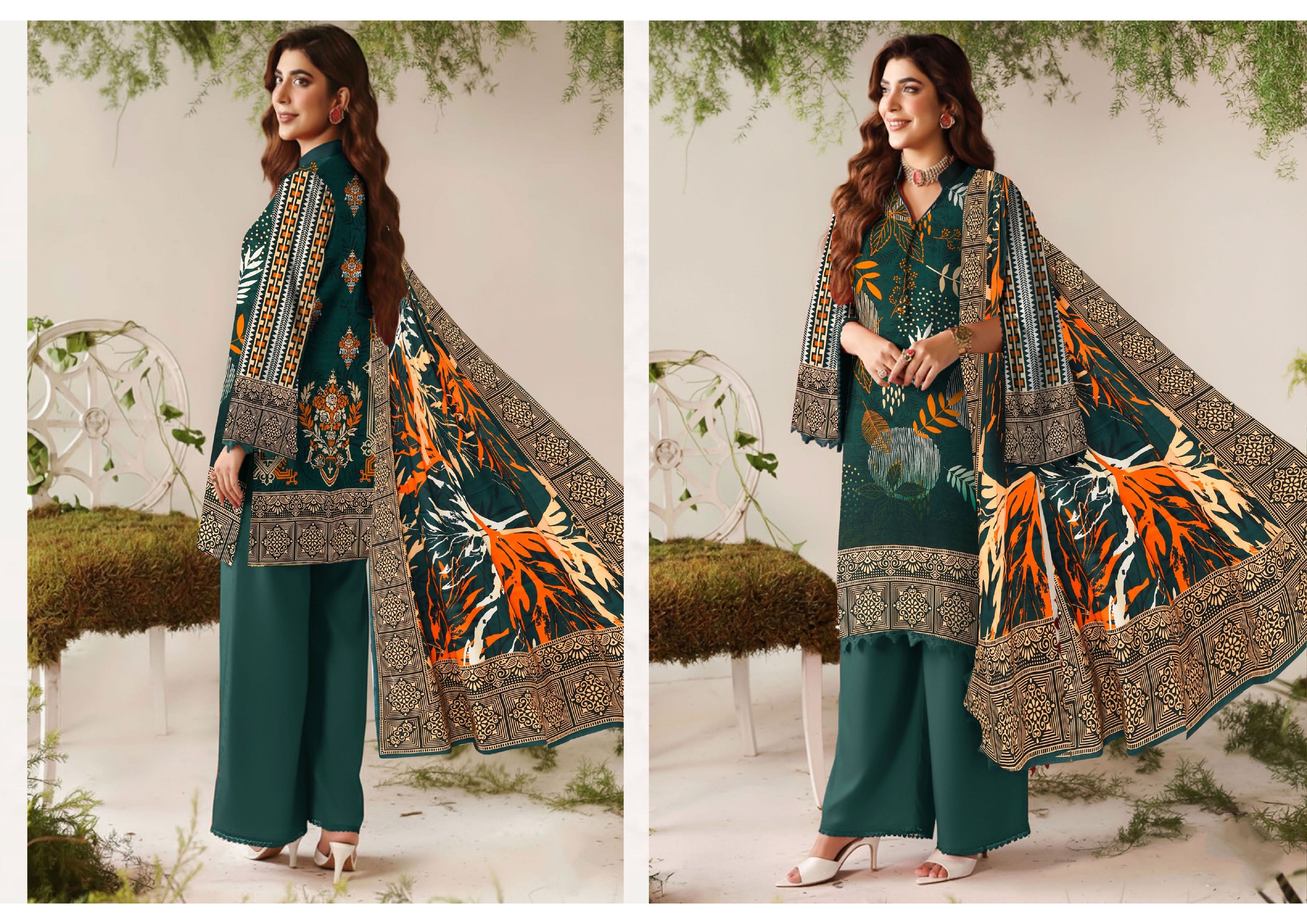 Aalishaan By Rupas Viscose Lelan Bana Doriya 3pcs 000925
