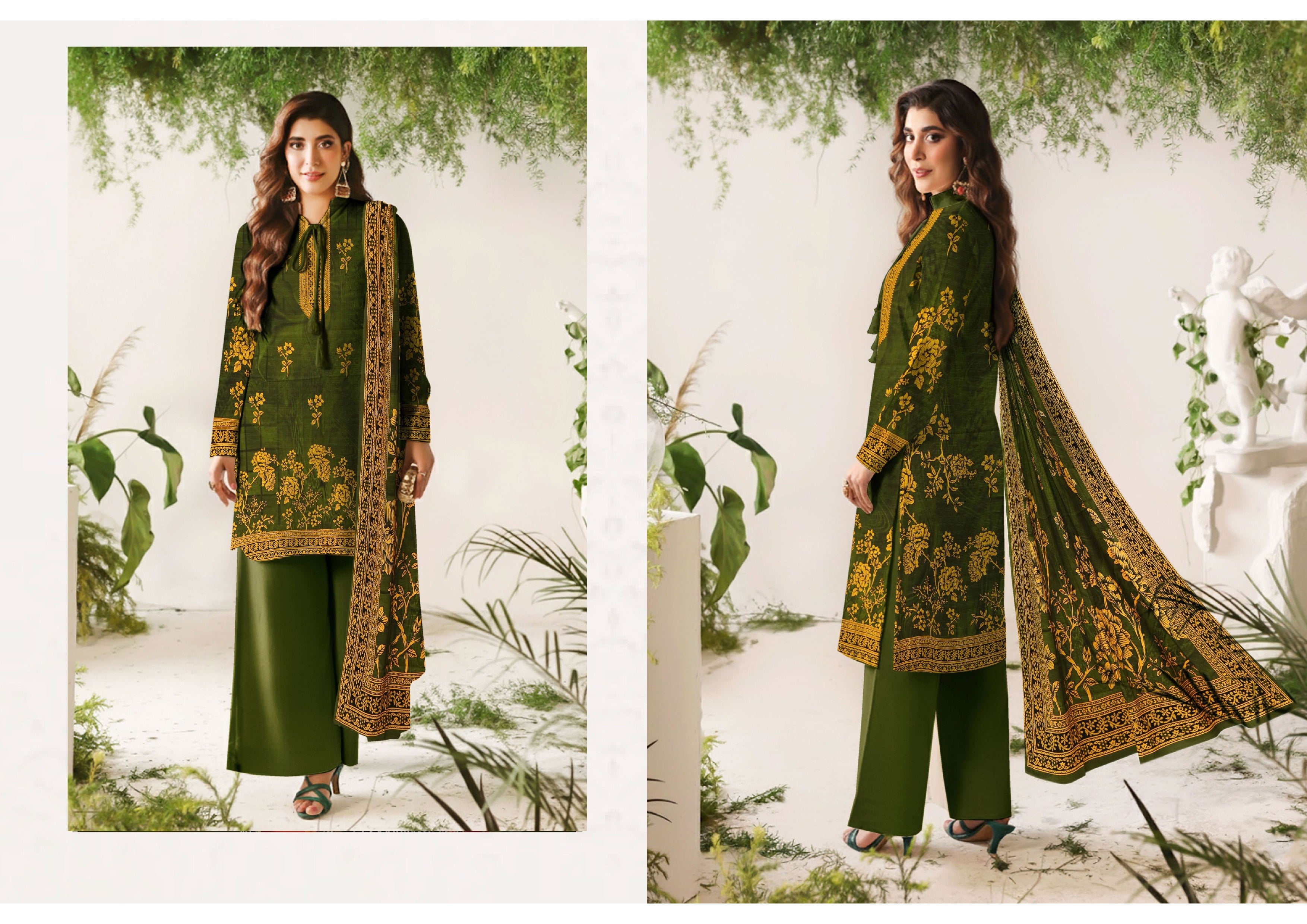 Aalishaan By Rupas Viscose Lelan Bana Doriya 3pcs 000928