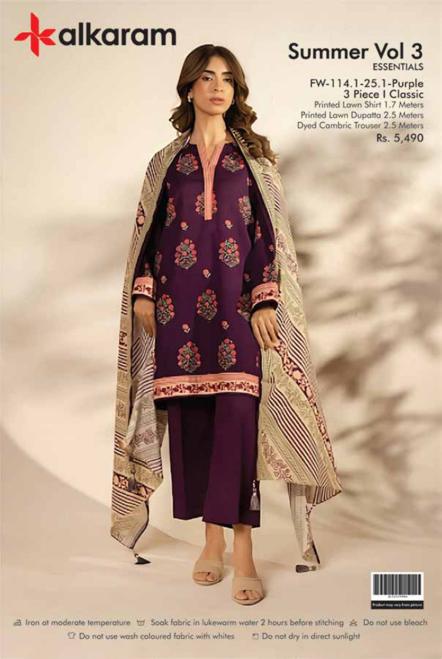 Alkaram Lawn 3-Piece Summer Collection 001326
