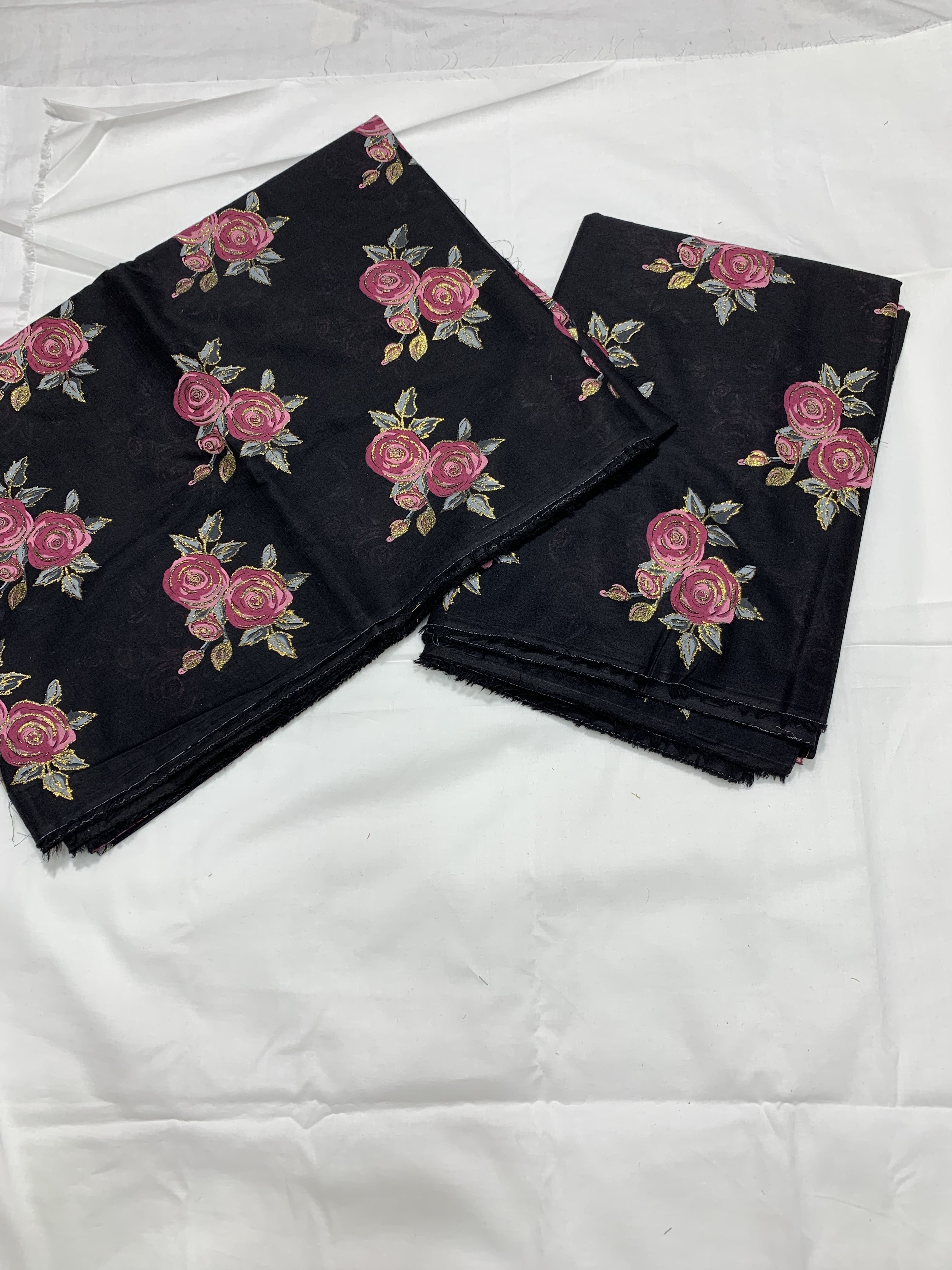 Imported Hand Paint Work All-over 2Pc Lawn Block Printed