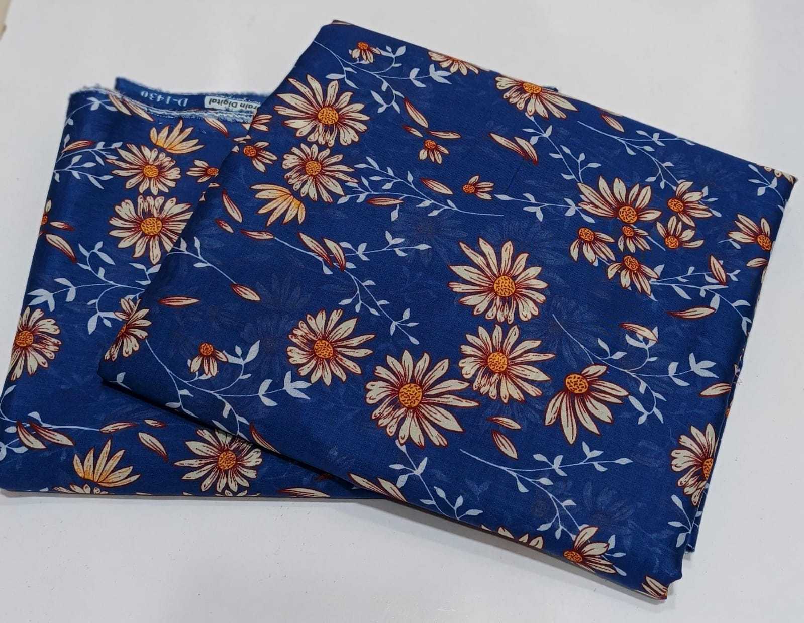 Printed Alover Unstitched Lawn 2-Piece Suit Digital Printed