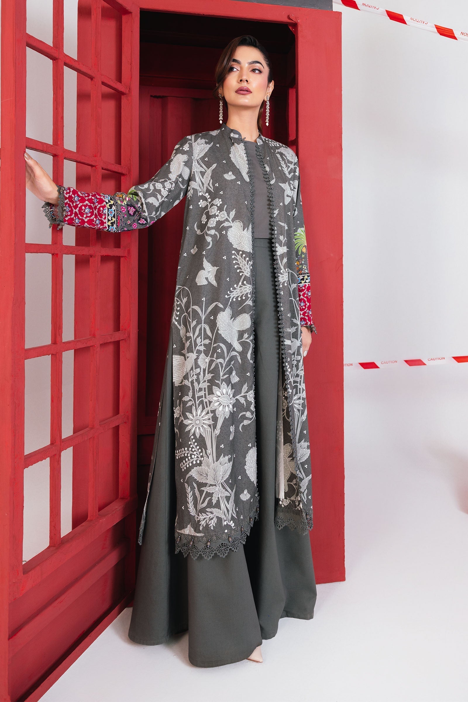 Maria B M.Basics Printed Lawn Unstitched 3pcs Suit 1106-A