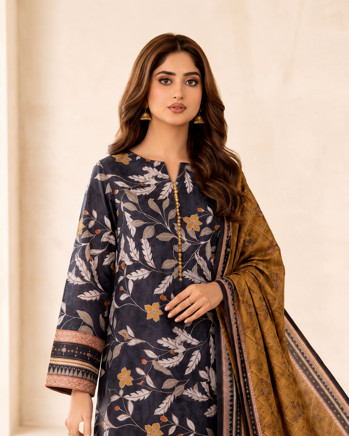 Sana Safina Premium Viscose Lelan 3 Pcs 001707