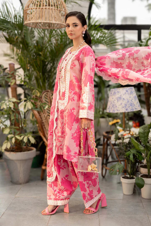 3 Piece Unstitched Embroidered Heavy Lawn Suit | DW-EF25-124